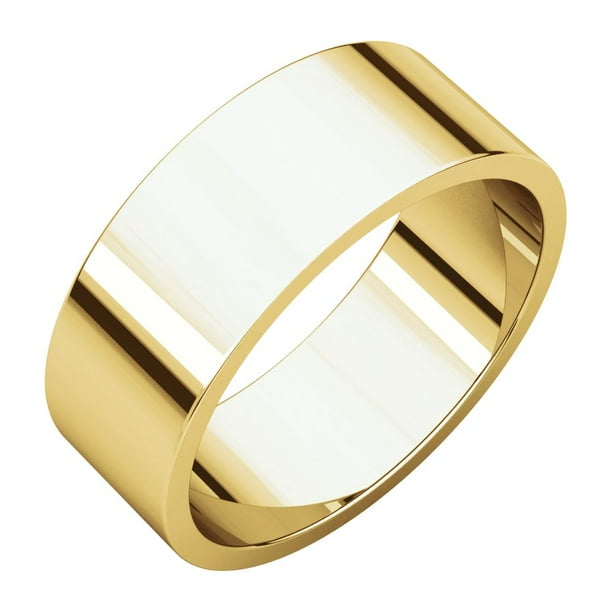 5 14K Yellow Gold Flat Band Size 5 14K Yellow Gold Flat Band Size